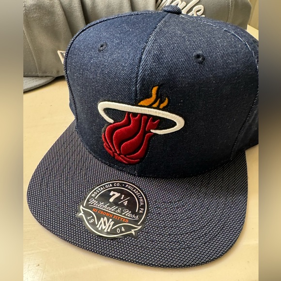 Miami Heat Denim Fitted Hat - Picture 12 of 12
